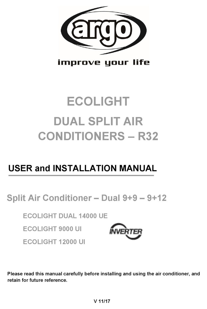 Argo Ecolight Dual 14000 UE Operating manual