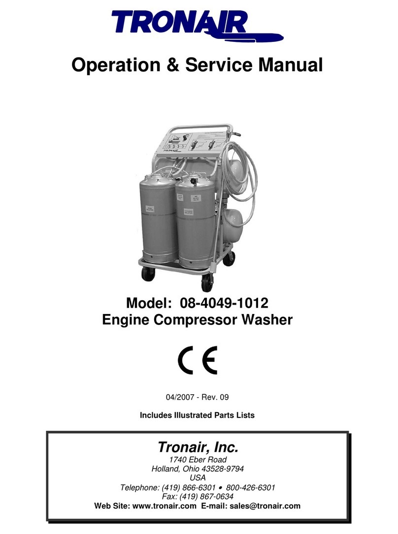 Tronair 08-4049-1012 Installation and operating instructions
