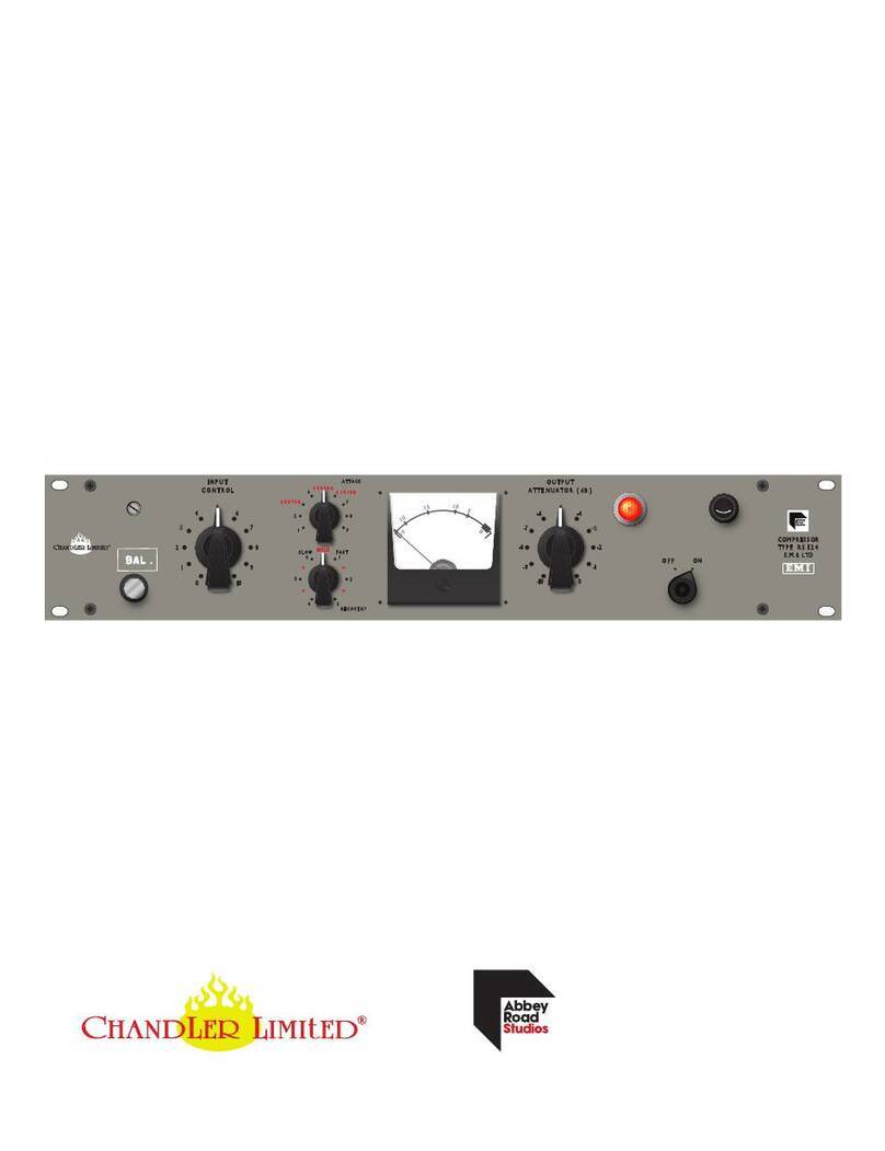 Chandler Limited RS124 user manual