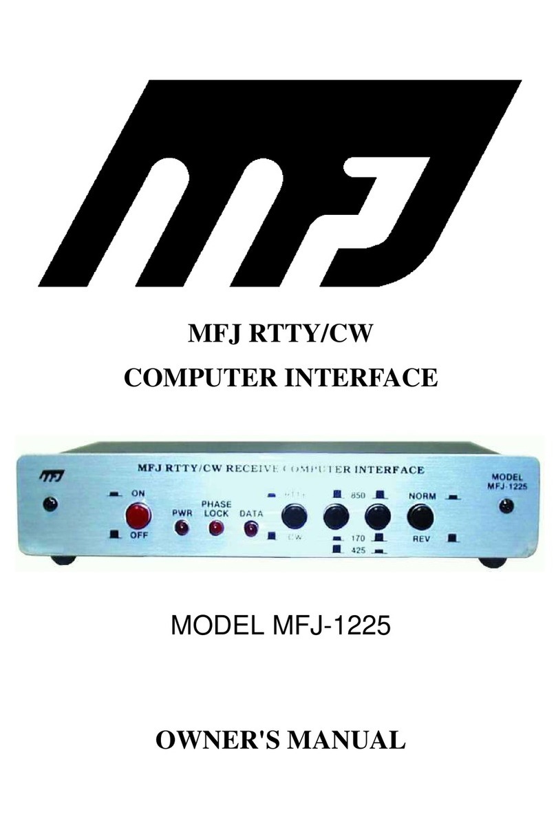 MFJ MFJ-1225 User manual