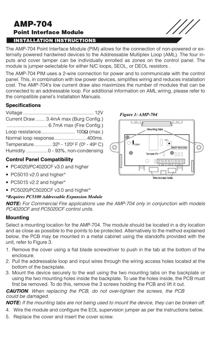 DSC AMP-704 User manual