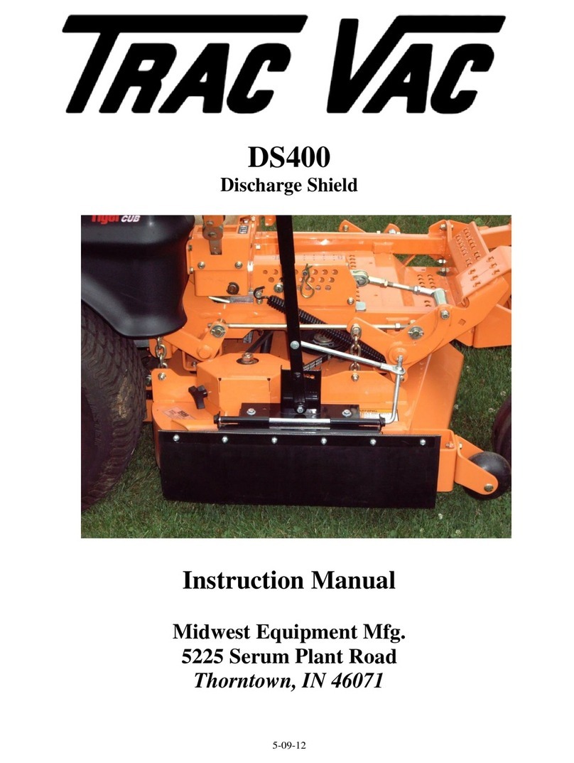 Trac Vac DS400 instruction manual