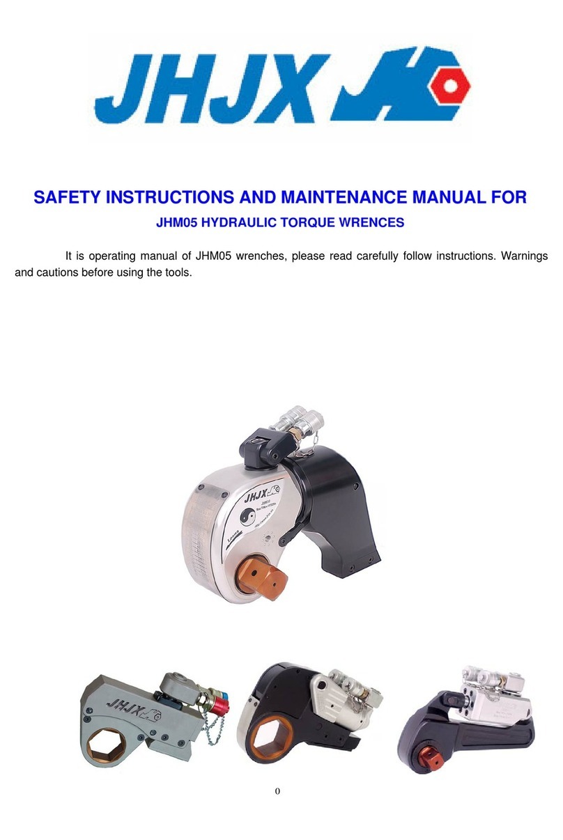 JHJX JHM05 Safety instructions and maintenance manual