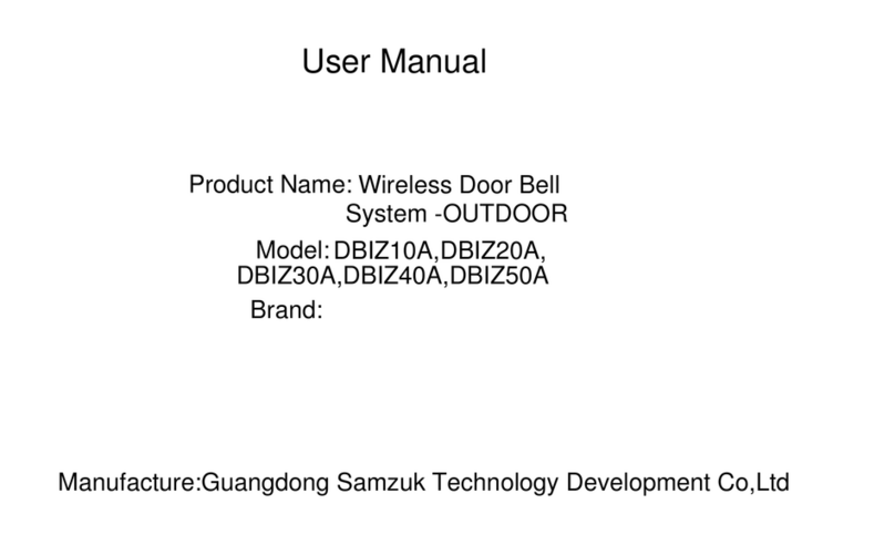 Samcon DBIZ10A user manual