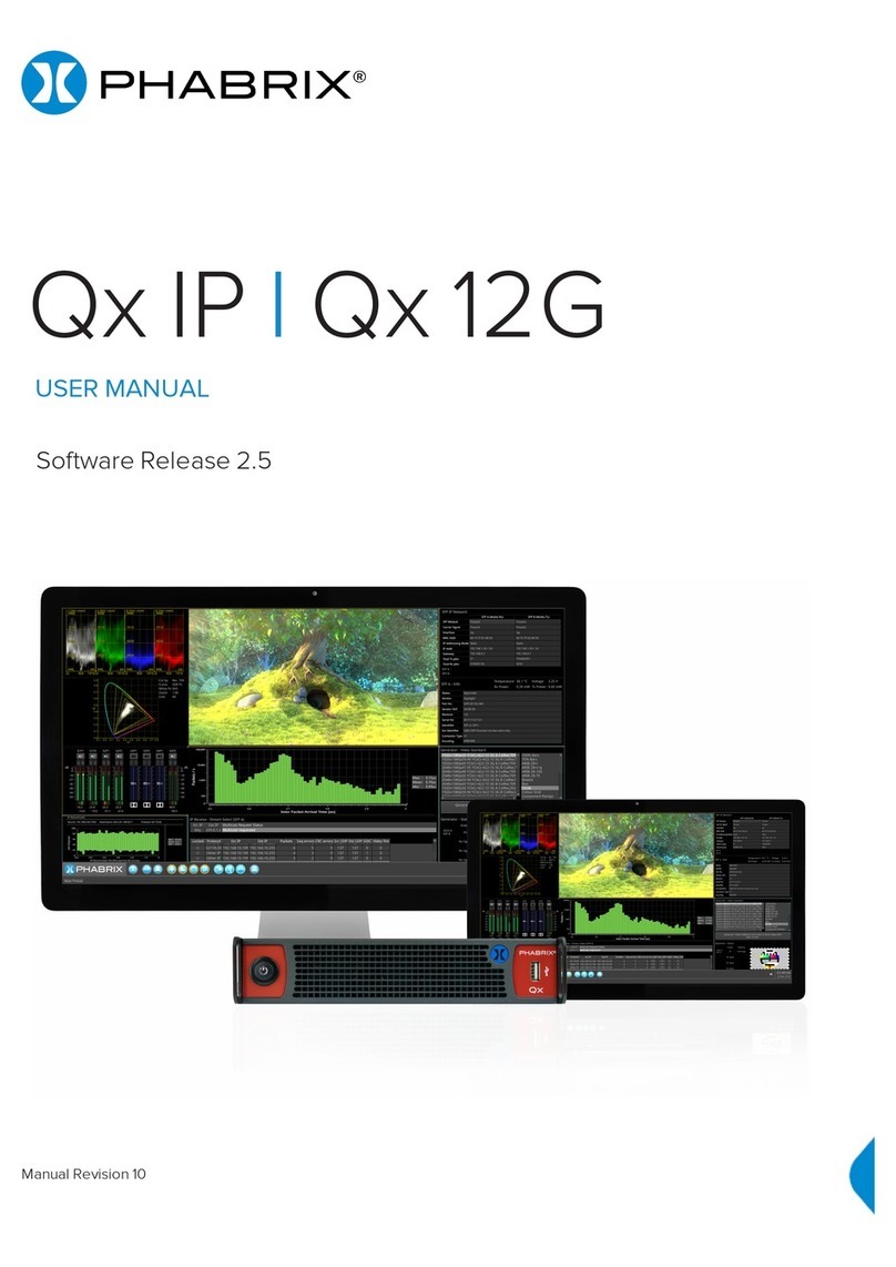 Phabrix Qx IP Series user manual