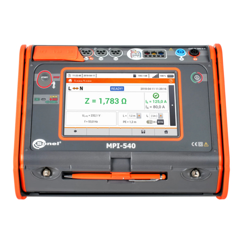 Sonel MPI-540 User manual