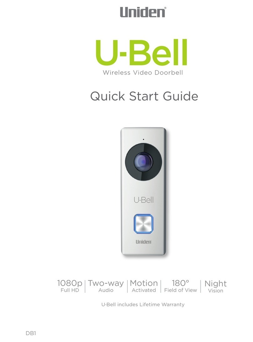 Uniden U-Bell User manual