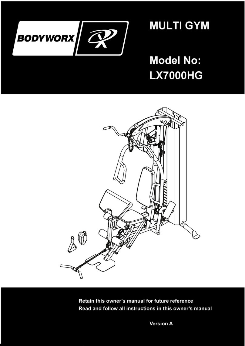 Bodyworx MULTI GYM LX7000HG user manual
