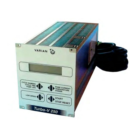 Varian Turbo-V 250 series instruction manual