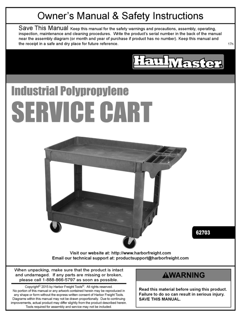 HAUL MASTER 62703 owner's manual