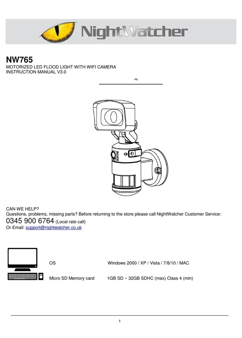Night Watcher NW765 instruction manual