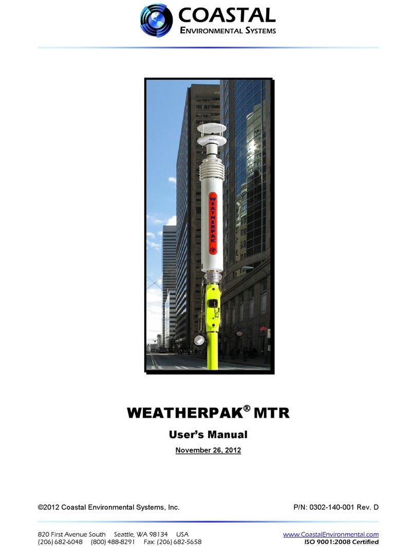 Coastal WEATHERPAK MTR user manual