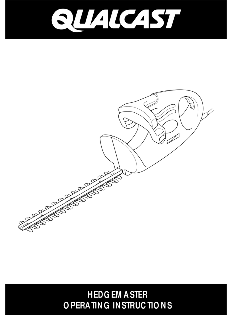 Qualcast HEDGEMASTER operating instructions