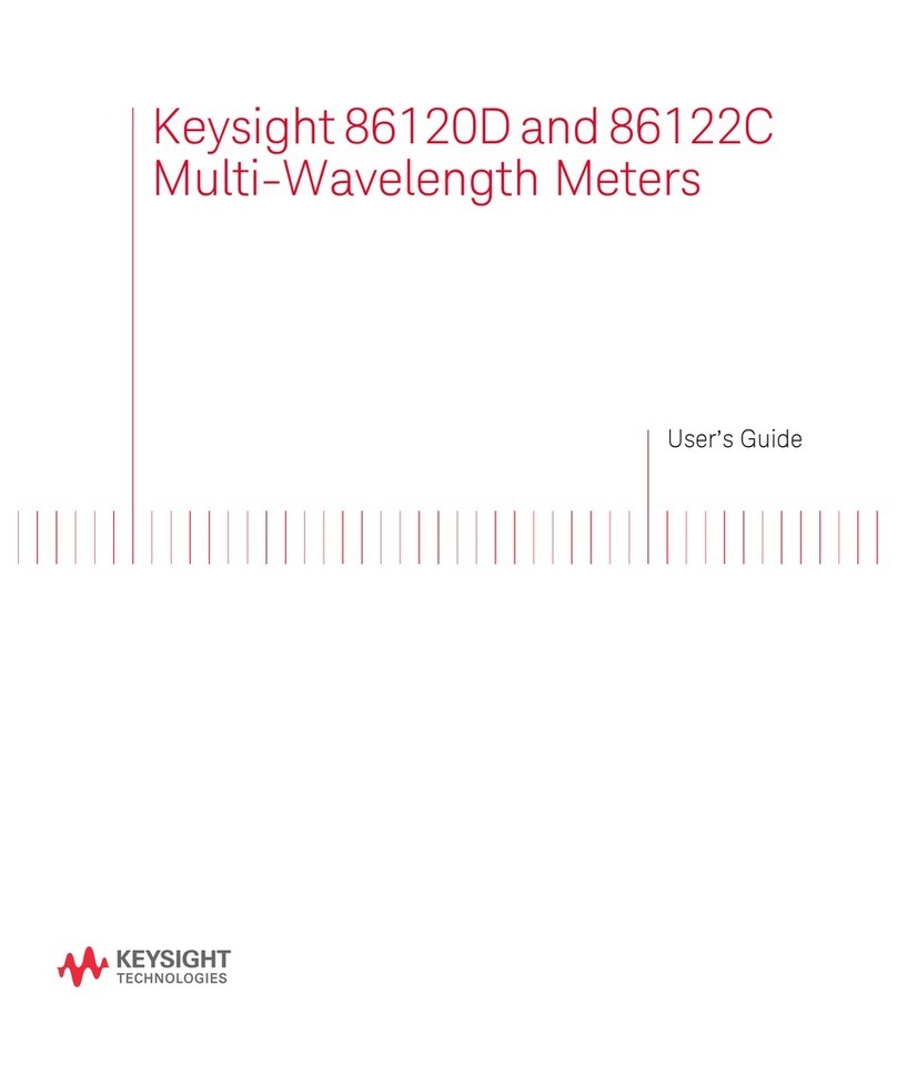 Keysight Technologies 86120D User manual