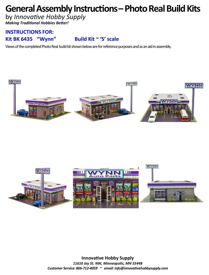 Innovative Hobby Supply Wynn BK 6435 General assembly instructions