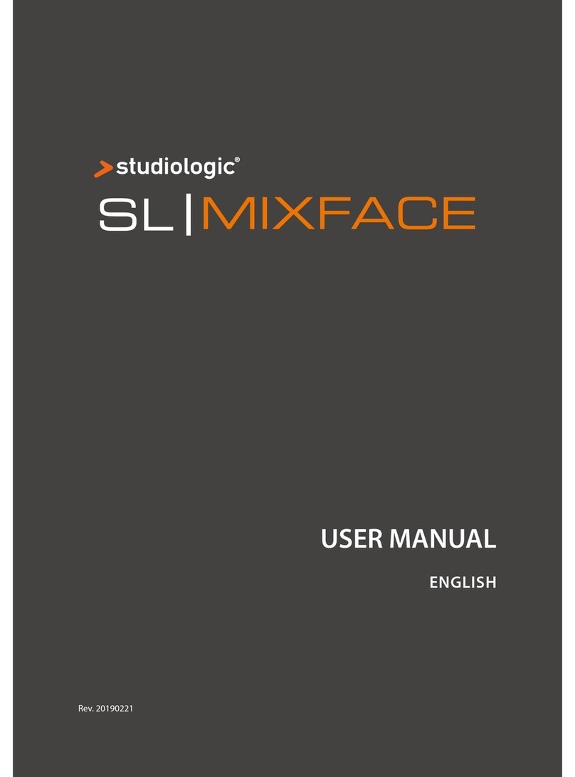 Studio Logic SL Mixface user manual