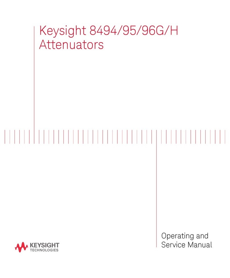 Keysight Technologies 8494 Service manual