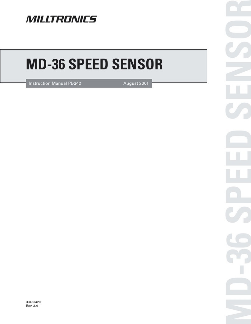 Milltronics MD-36 instruction manual