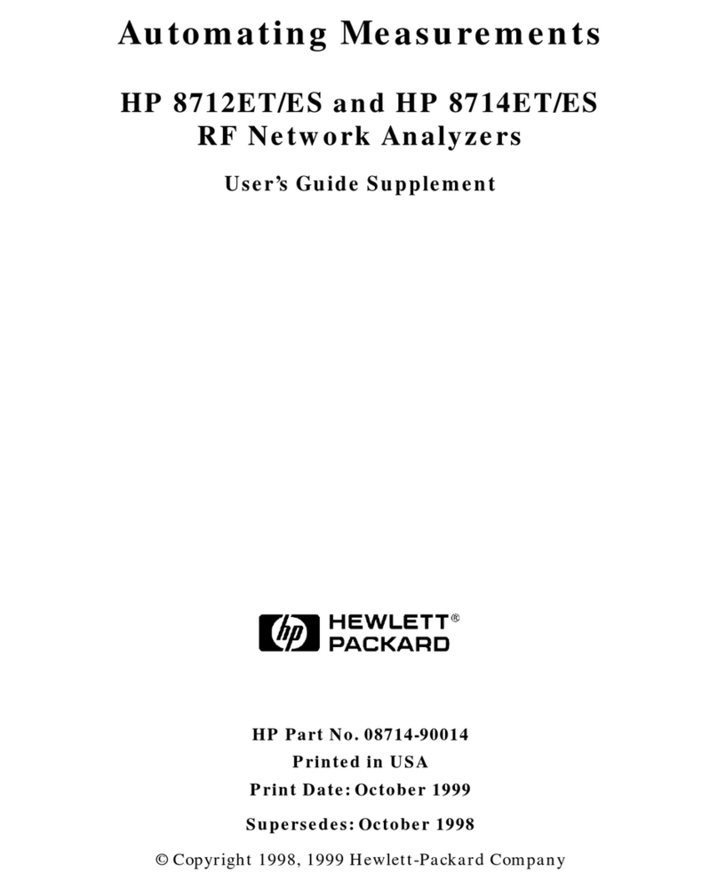 HP HP 8712ET Owner's manual
