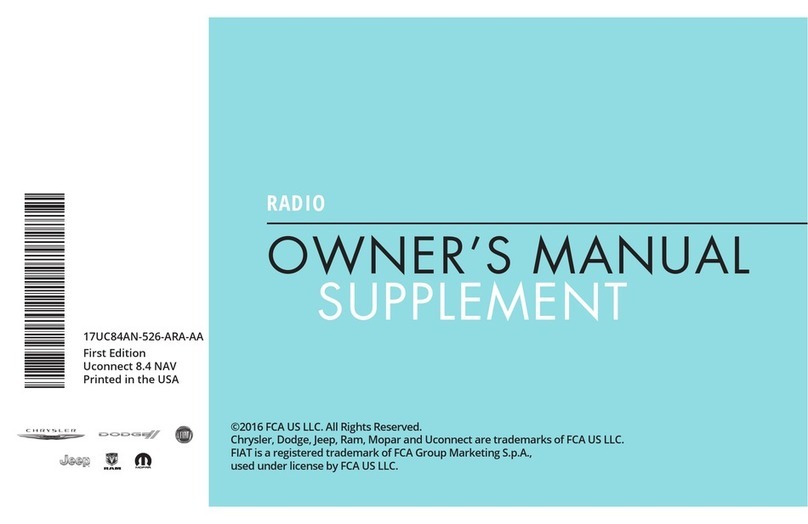FCA US 17UC84AN-526-ARA-AA owner's manual