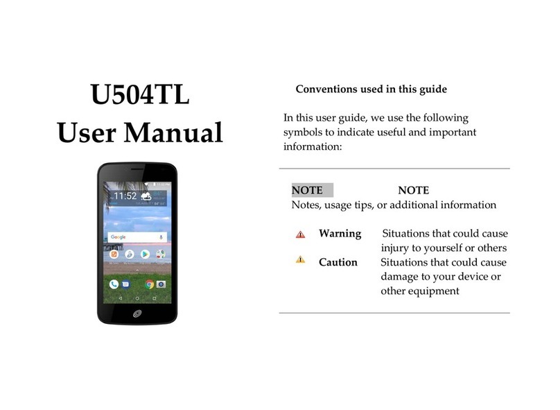 Alcatel U504TL User manual
