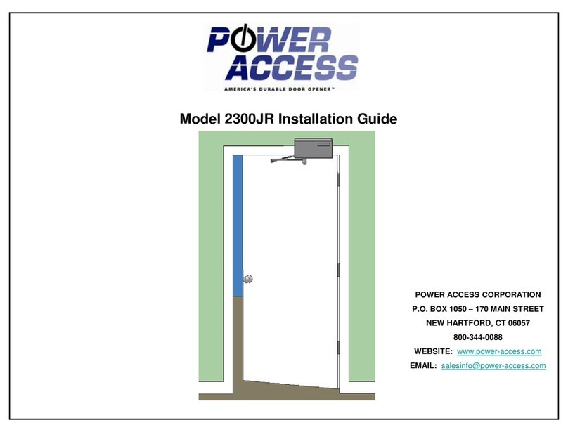 Power Access 2300JR installation guide