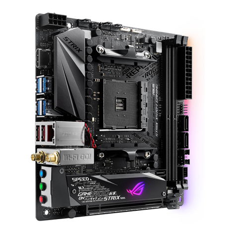 Asus ROG Strix X470-I Gaming User manual