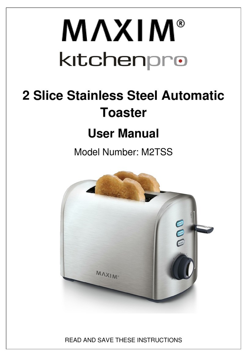 Maxim Kitchen Pro M2TSS User manual