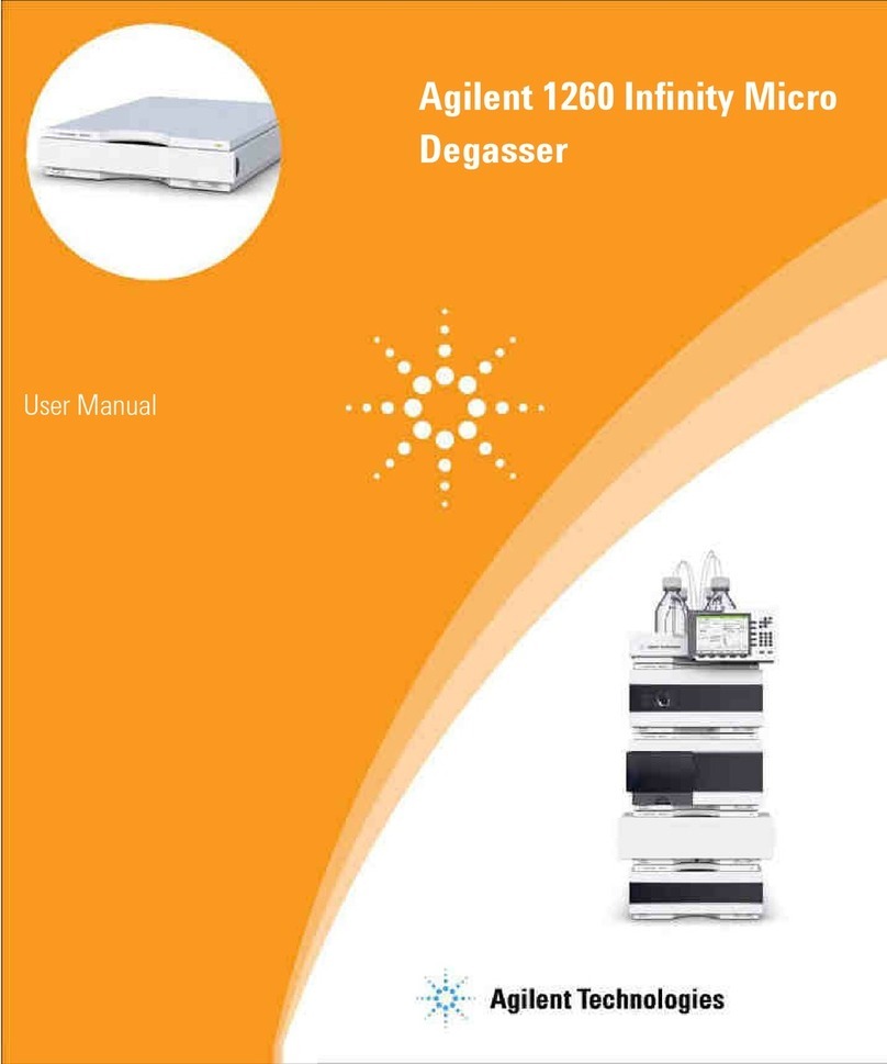 Agilent Technologies 1260 Infinity User manual Agilent Technologies 1260 Infinity User manual