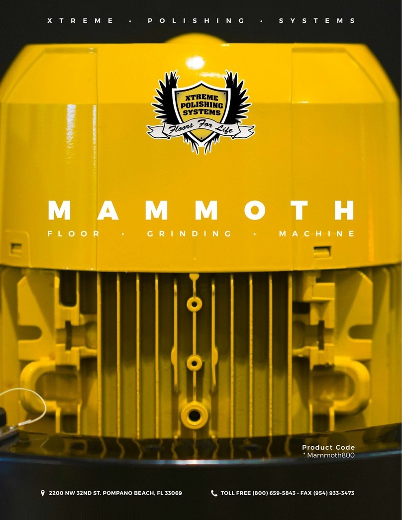 Xtreme Polishing Systems Mammoth800 manual