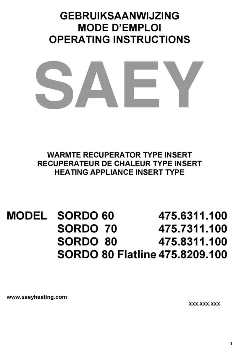 Saey SORDO 80 Flatline operating instructions