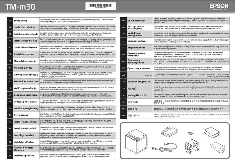 Epson tm-m30 User manual