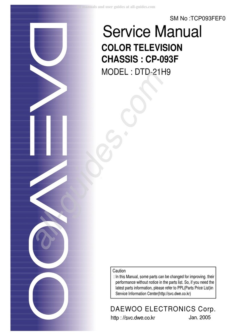 DAEWOO ELECTRONICS DTD-21H9 User manual DAEWOO ELECTRONICS DTD-21H9 User manual