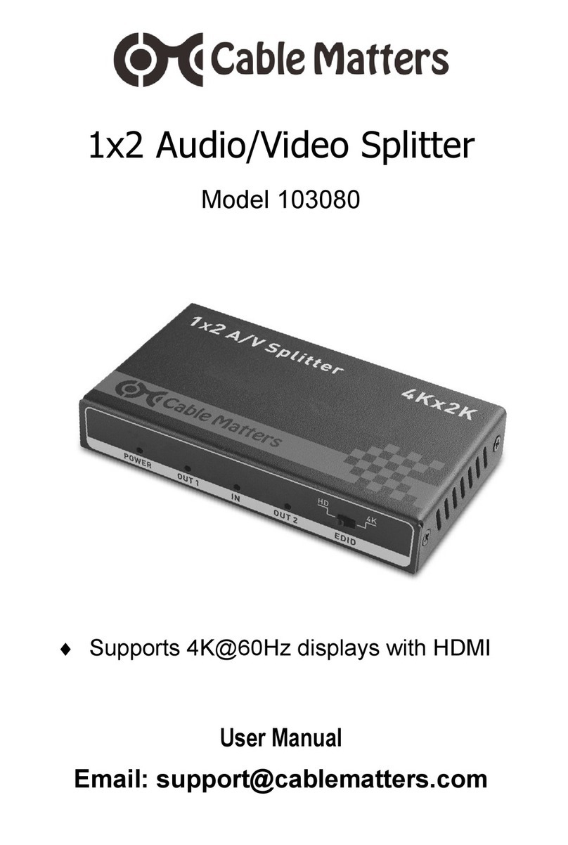 cable matters 103080 User manual