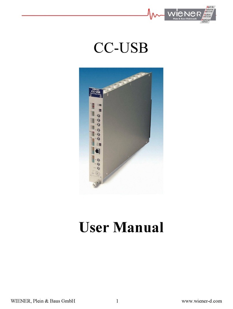 Wiener CC-USB user manual