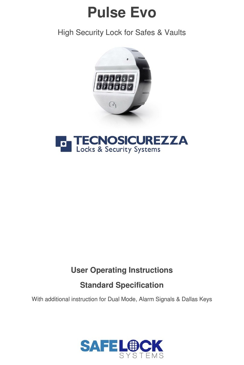 TECHNOSICUREZZA Pulse Evo operating instructions TECHNOSICUREZZA Pulse Evo operating instructions