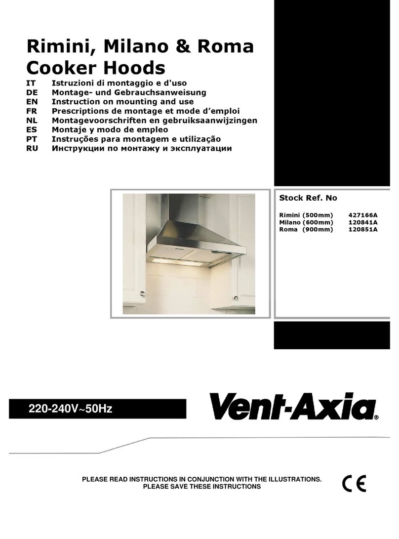 Vent-Axia Milano Technical manual