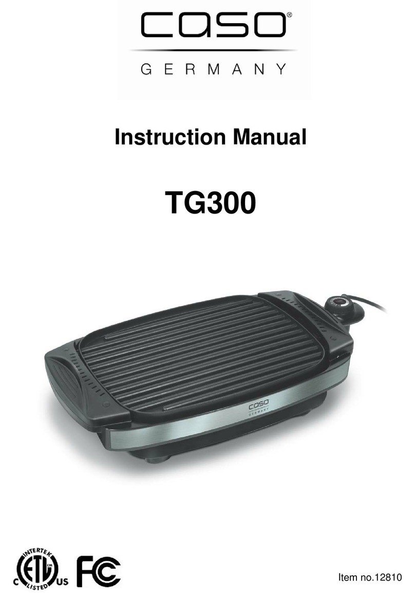 Caso TG300 instruction manual