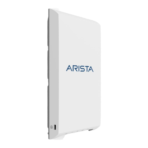 Arista W-118 quick start guide