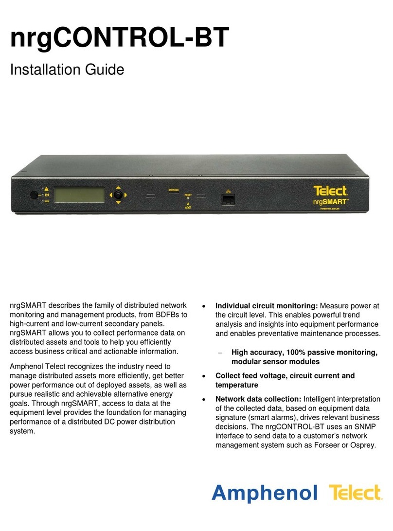 Amphenol Telect nrgCONTROL-BT installation guide