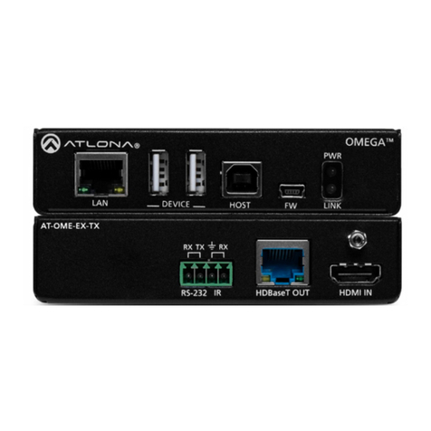 Atlona Omega AT-OME-EX-KIT User manual