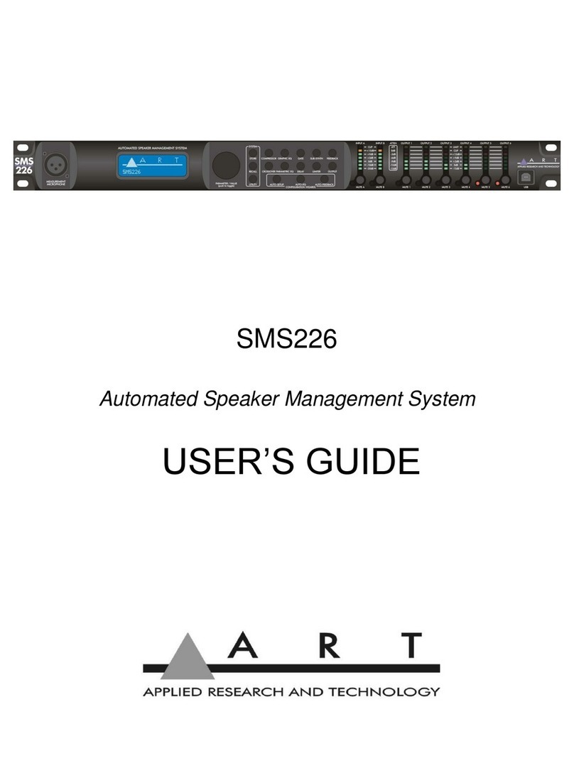 Applied Research and Technology SMS226 user guide