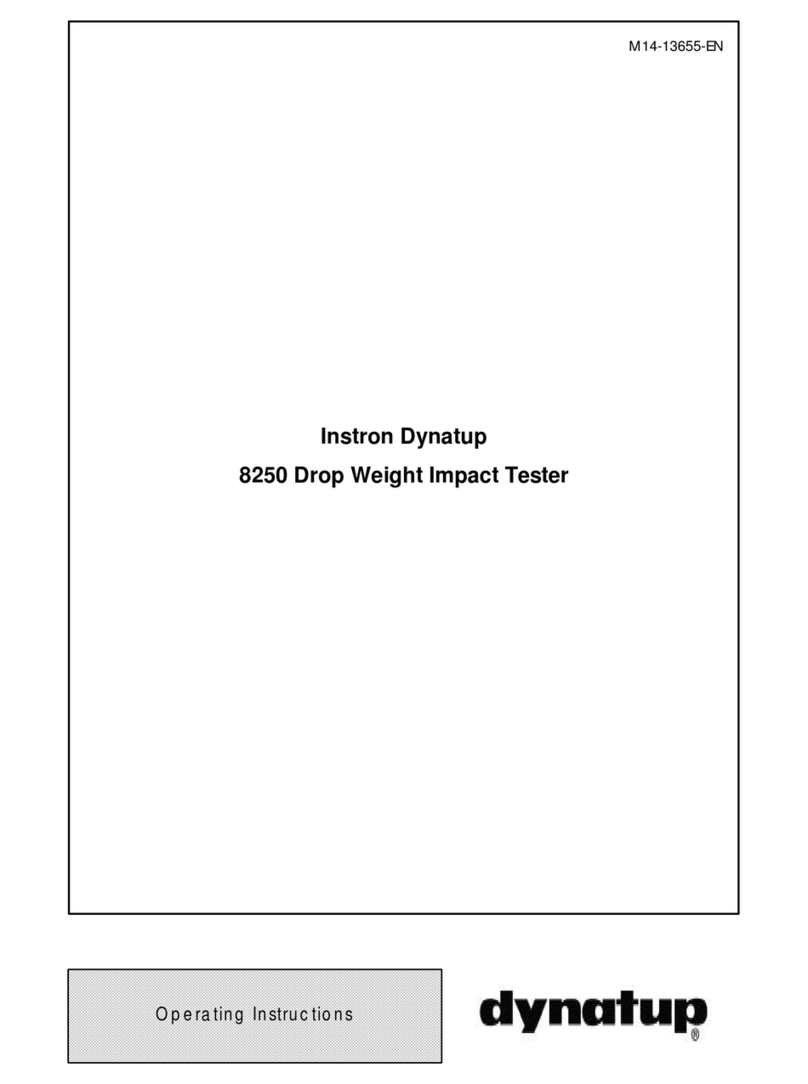 Dynatup 8250 operating instructions
