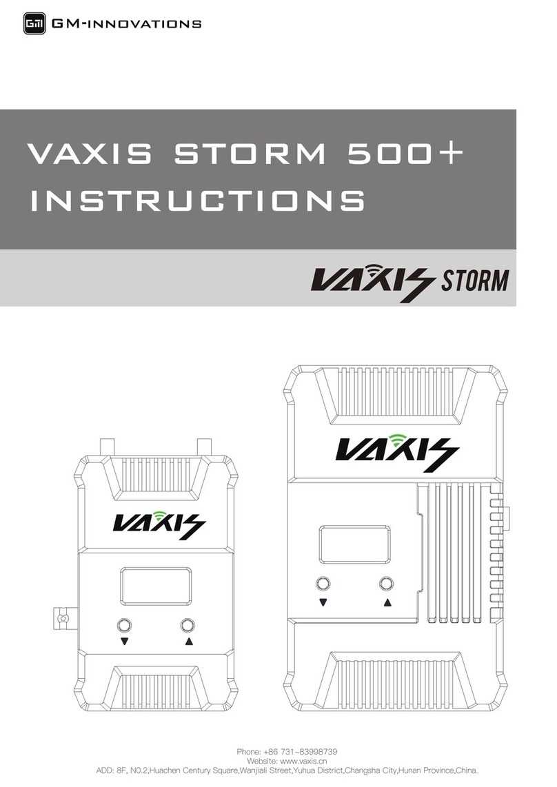 VAXIS STORM 500+ instructions