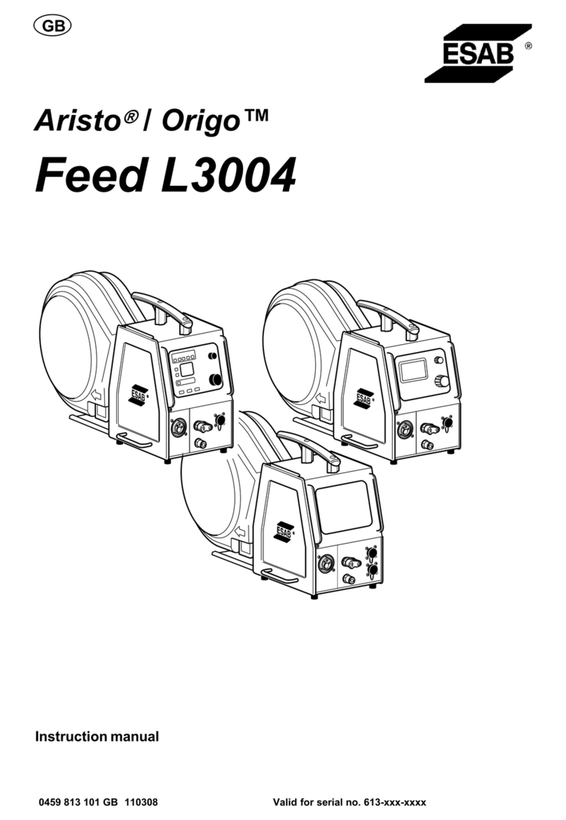 ESAB Aristo Series User manual