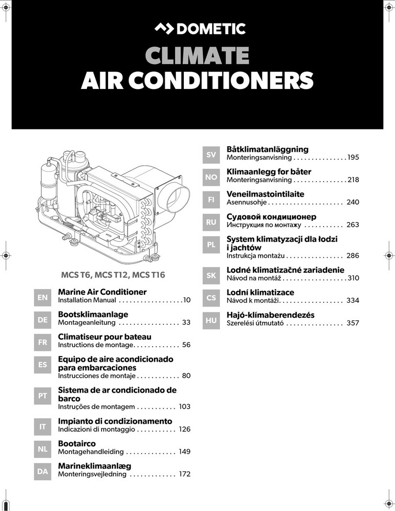 Dometic MCS T12 User manual