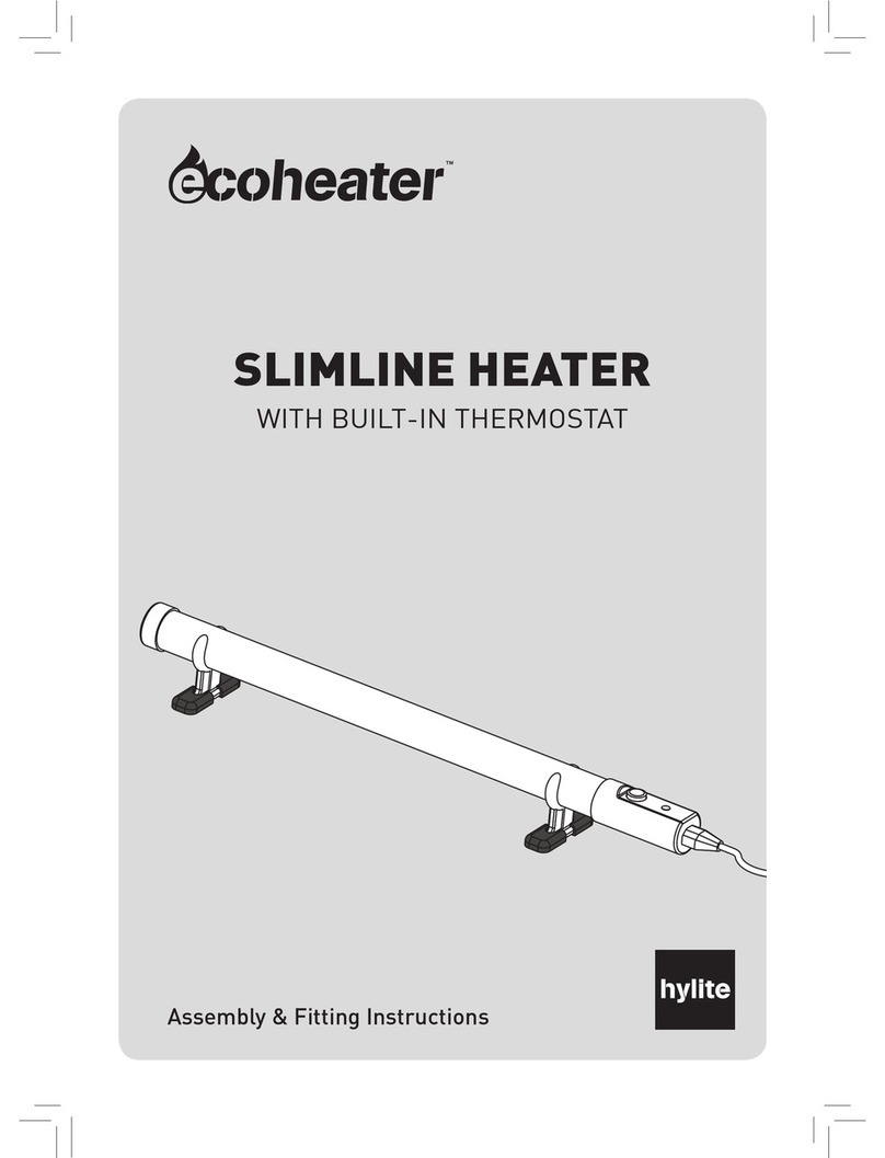 EcoHeater HHT203-215 Assembly & fitting instructions