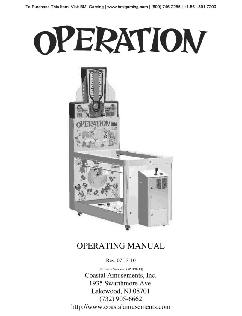BMI Gaming Operation operating manual