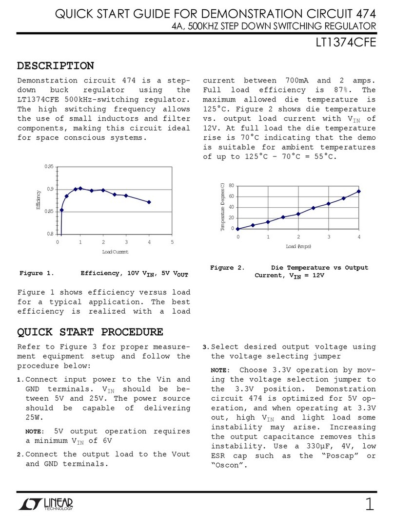 Linear Technology LT1374CFE quick start guide