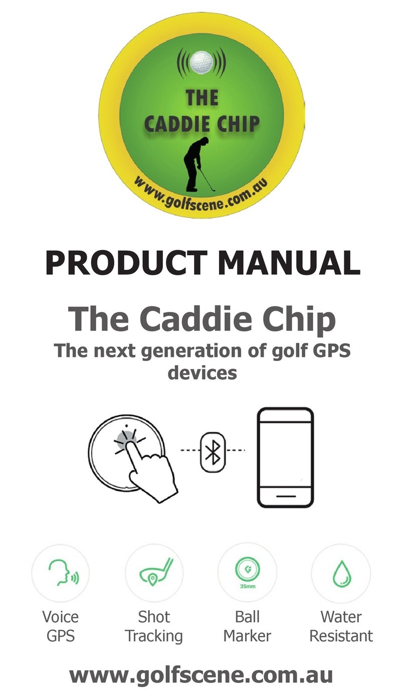 Golf scene Caddie Chip User manual